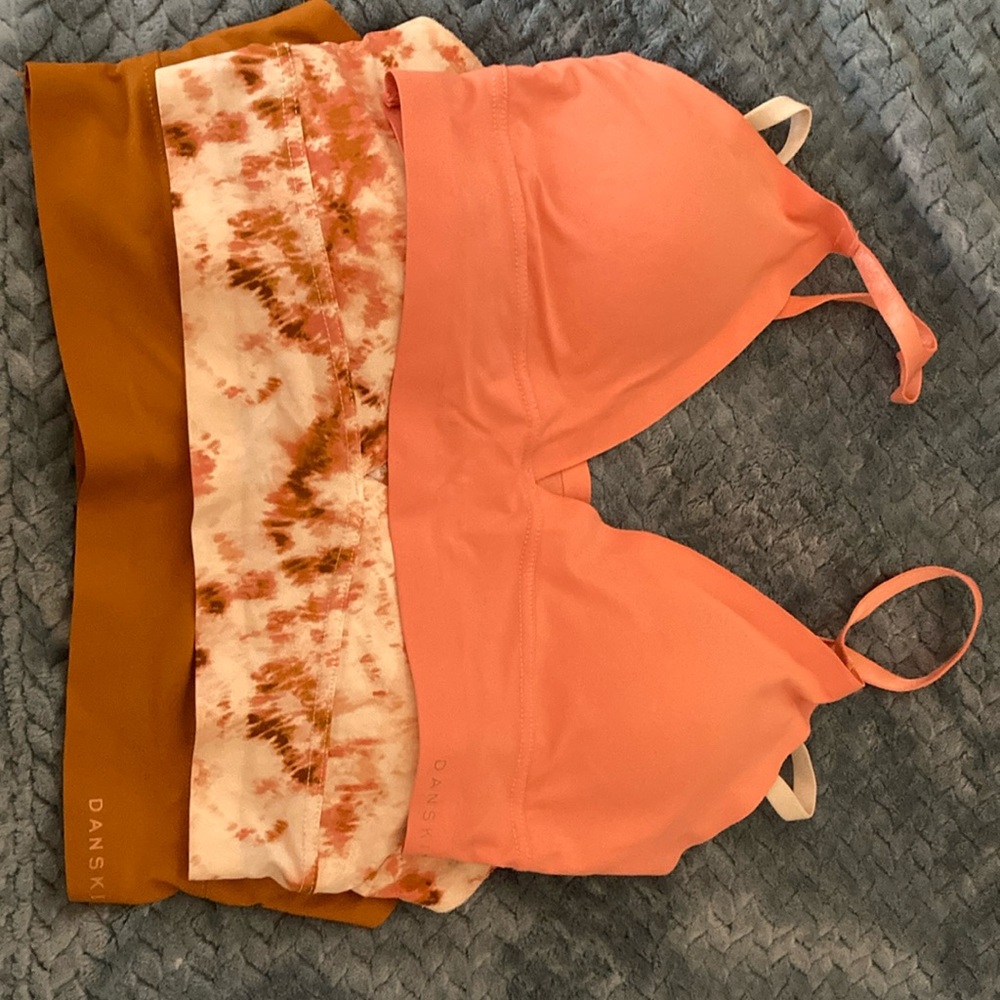 Danskin bralette trio